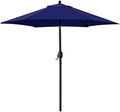 Sunnyglade 7.5' Patio Umbrella Outdoor Table Umbrella Tilt Crank Navy Blue by Sunnyglade