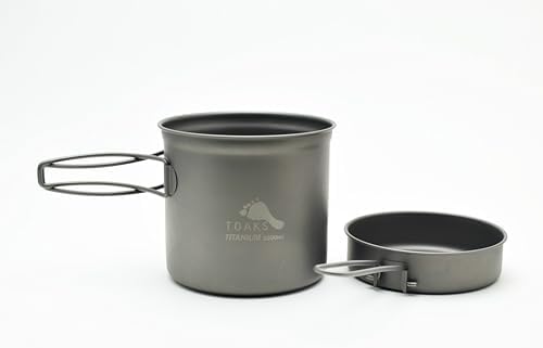 TOAKS Titanium 1100ml Pot with Pan - Image 2