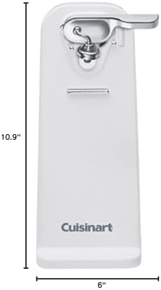 Cuisinart Deluxe Electric Can Opener, Single-Touch Automatic Can Opener, Easy-Clean Detachable Cutting Lever, Nonslip Base, CCO-50N, White - Image 2
