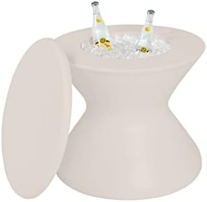Ledge Lounger Pool Side Table, Ice Bin in Pool Table with Lid by LedgeLounger