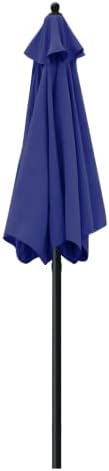 Sunnyglade 7.5' Patio Umbrella Outdoor Table Umbrella Tilt Crank Navy Blue - Image 6