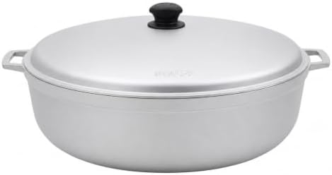 IMUSA GAU-80508 Jumbo Traditional Natural Caldero for Cooking and Serving, 18 Quart, Silver by VisitIMUSA