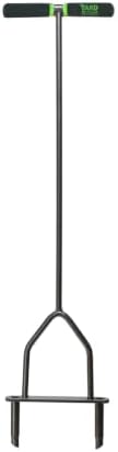 Yard Butler Manual Lawn Coring Aerator, ID-6C - Lawn Care Tool for Aerating - Long-Handled - Power-Coated Steel Construction - Comfortable Cushioned Handles Garden Tool - Easy to Use by YardButler