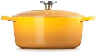 Le Creuset Enameled Cast Iron Round Dutch Oven, 4.5 qt., Nectar - Image 4