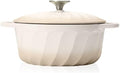Enameled Cast Iron Dutch Oven Pot with Lid, 6 QT Large Dutch Oven by NSIRONS