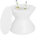 Ledge Lounger Pool Side Table, Ice Bin in Pool Table with Lid by LedgeLounger