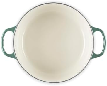 Le Creuset Enameled Cast Iron Round Dutch Oven, 9 qt., Artichaut/Crucible - Image 3