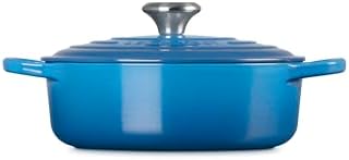 Le Creuset Enameled Cast Iron Round Wide Dutch Oven, 3.5 qt., Marseille - Image 4