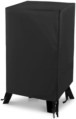 30 Inch Electric Smoker Cover for Masterbuilt and Pit Boss 2 Series Smokers, Heavy Duty Waterproof Vertical Smoker BBQ Grill Cover, All Weather Resistant,Moisture-Proof、Breathable by FCCUM