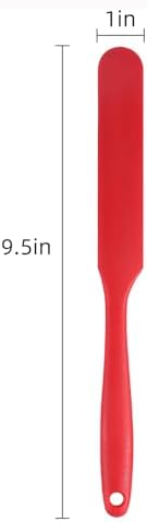 3 Pcs Jar Spatula,Sourdough Spatula with Long Handle,Silicone Skinny Spatulas Scraper for Jars - Image 7