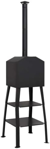 Outdoor Pizza Oven Charcoal Fired with 2 Fireclay Stones - Image 5