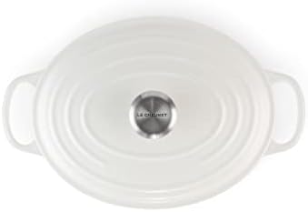 Le Creuset Enameled Cast Iron Oval Dutch Oven, 5 qt, White - Image 2