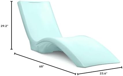 Step2 Vero Pool Lounger, Outdoor/Indoor Waterproof Patio Furniture, Pool Lounge Chair, Use in Pools Up to 12-Inches of Water or Poolside Ledge, Made of Durable Plastic, Weighted, Julep - Image 3