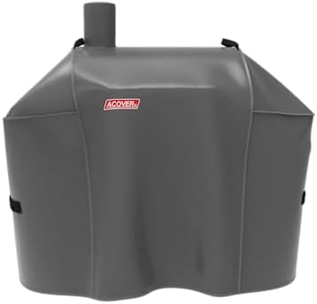 Offset Smoker Cover, Waterproof Grill Cover, 56.5 inch Brown Fits Expert Grill by acoveritt
