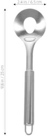 TOYANDONA 2pcs Stainless Steel Meatball Spoon - Long Handle Meatball Maker Spoon with Hanging Hole - Cooking Utensils for Kitchen Gadgets Supplies Accessories - Image 2