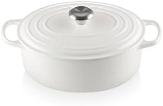 Le Creuset Enameled Cast Iron Oval Dutch Oven, 5 qt, White by Unknown