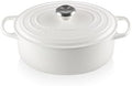 Le Creuset Enameled Cast Iron Oval Dutch Oven, 5 qt, White by Unknown