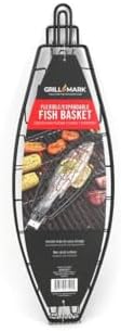 Grill Mark 8083971 Black & Silver Steel Fish Basket - Image 2