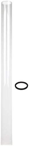 Golden Flame Resort Model 49,000 BTU NATURAL GAS Glass-Tube Flame Patio Heater in Rich-Mocha Matte Finish with Mobility Wheels and Protective Cover - Image 3