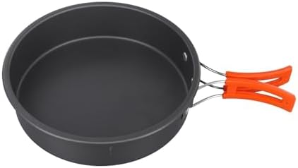 Non-Stick Camping Frying Pan Alumina Lightweight Cooking Skillet With Foldable Handle For Outdoor Hiking Backpacking(medium) - Image 6