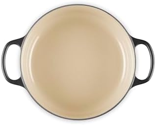 Le Creuset Enameled Cast Iron Round Wide Dutch Oven, 3.5 qt., Licorice - Image 3