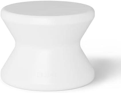Ledge Lounger Signature Side Table - for Pool Ledges up to 10" inches deep - Indoor -Outdoor All Weather Table for Porch, Patio, Garden, Backyard, Pool and Beach (White) by LedgeLounger
