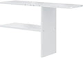 YITAHOME 30 Cuft Metal Storage Shed Shelf, Space-Saving Waterproof Shelf for Horizontal Storage Sheds,Waterproof for Garden, Patio, Garage, Easy Assembly,45.6" L X 13.2" W X 29.2" H, White by YITAHOME