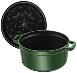 Staub Cast Iron 2.75-qt Round Cocotte - Basil, Made in France - Image 4
