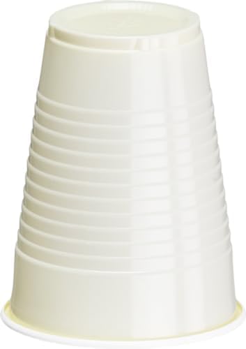 DecorRack 20 Party Cups 12 oz Disposable Plastic Cups for Birthday Party Bachelorette Camping Indoor Outdoor Events Beverage Drinking Cups (Ivory, 20) - Image 6
