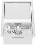 Spire Stainless Steel Built-in Side Burner with Lid, 12000BTUs, Outdoor Propane Grill & Cooking, Convertible to Natural Gas, Perfect for Custom Kitchen Islands, 760-0023B by Spire
