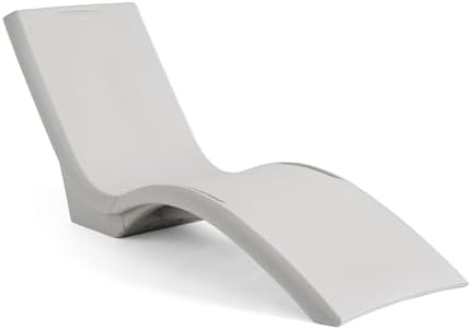 Step2 Vero Pool Lounger, in-Pool Chaise Lounge Chair for Tanning Ledges up to 12 in, Outdoor Patio Chair, Weighted, Grey w/Speck by Unknown