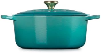Le Creuset Enameled Cast Iron Round Dutch Oven, 7.25 qt., Riviera - Image 4