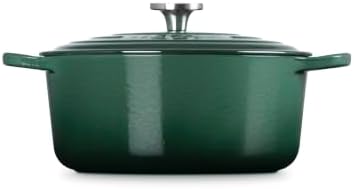 Le Creuset Enameled Cast Iron Round Dutch Oven, 7.25 qt.,Artichaut/Crucible - Image 4