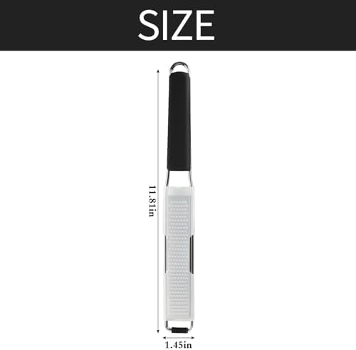 Cambom Lemon & Citrus Zester, Cheese Graters with Stainless Steel Sharp Blade for Parmesan Cheese, Ginger, Garlic, Nutmeg, Chocolate, Vegetables, Fruits, Dishwasher Safe Shredder Fine Blade - Image 6