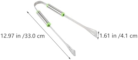 Stainless Steel BBQ Grill Tongs Set, Professional Barbecue Cooking Tool - Image 2