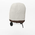 Amazon Basics Waterproof Weather Resistant Kettle Grill Cover for Outdoor Charcoal Kettle BBQ, Durable Polyester Fabric, Secure Straps, 26.5 x 26.5 x 36 inches, Beige by AmazonBasics