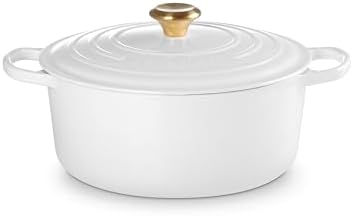 Le Creuset Enameled Cast Iron Round Dutch Oven, 7.25 qt., White by Unknown