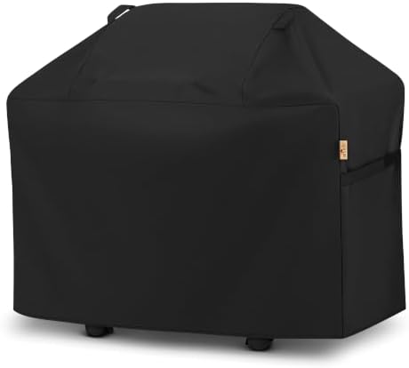 Arcedo Heavy Duty Waterproof Outdoor BBQ Grill Cover 53 Inch, Black by ARCEDO