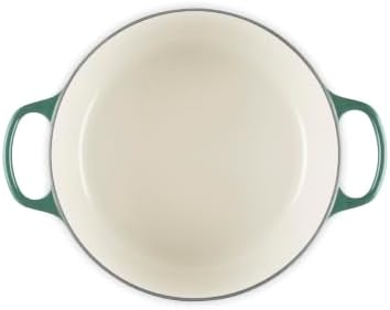 Le Creuset Enameled Cast Iron Round Dutch Oven, 7.25 qt.,Artichaut/Crucible - Image 3