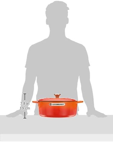 Le Creuset Enameled Cast Iron Oval Dutch Oven, 6.75 qt., Flame - Image 6