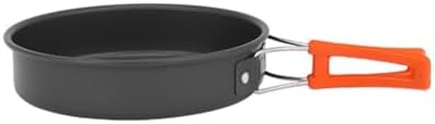 Non-Stick Camping Frying Pan Alumina Lightweight Cooking Skillet With Foldable Handle For Outdoor Hiking Backpacking(large) - Image 5