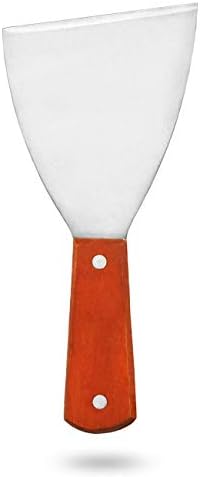 2PCS Stainless Steel Slant Grill Griddle Spatula Scraper - Image 2