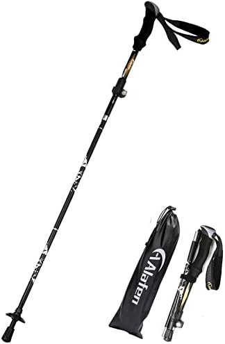 A ALAFEN 7075 Aluminum Collapsible Ultralight Trekking Pole by A+ALAFEN