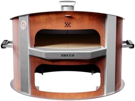 Breeo Live-Fire Pizza Oven - Corten Steel, 27.5 in, Made in USA by Breeo