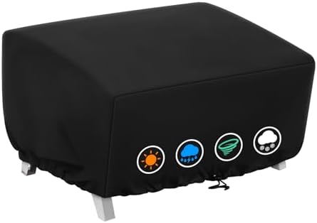 ZBXFCSH Heavy Duty 24 Inch Grill Cover Compatible with Cuisinart CGG-306, Royal Gourmet 24’’ Tabletop Griddle PD1301R/ PD1301S, Ninja OG751, Compatible with Pit Boss 75275 & PB336GS by ZBXFCSH