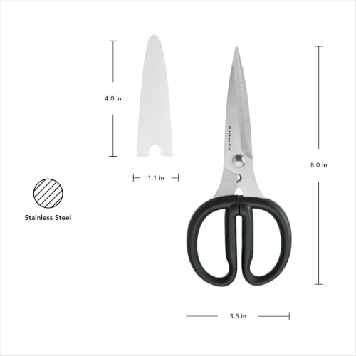 KitchenAid Universal All-Purpose Shears, 8-Inch, Black - Image 3