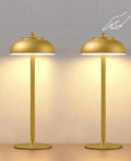 Cordless Table Lamps, Rechargeable LED Touch Lamp, Gold, 2 Pack by Moragin