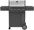Charbroil Performance Series 4-Burner Gas Grill Cabinet with Side Burner, Gray - 463254025 by Charbroil