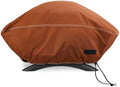 NettyPro Grill Cover for Small Q Series Grills, Waterproof Heavy Duty Portable Grill Cover for Q 2400 Series and Baby Q Gas Grill, Brown by NettyPro
