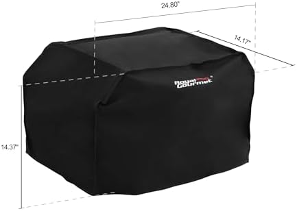 Royal Gourmet GT2005 2 Burner Portable Propane Gas Grill with 24 Inch Tabletop Cover Bundle - Foldable Tables & Legs, 270 sq. in. Cooking Area, Black - Image 7
